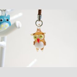 Glas Figurer - Tiny Vedhng - 10cm (med snor)