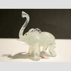 Elefanter - JadeHvide - 4,0cm og 7,5cm