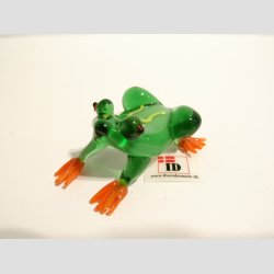 Glasdyr - Glas Fr - Orange Fdder - 4-5cm