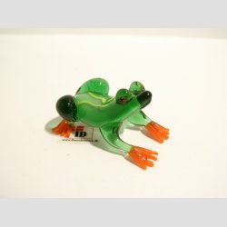 Glasdyr - Glas Fr - Orange Fdder - 4-5cm