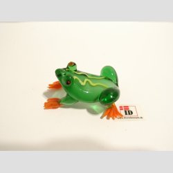 Glasdyr - Glas Fr - Orange Fdder - 4-5cm