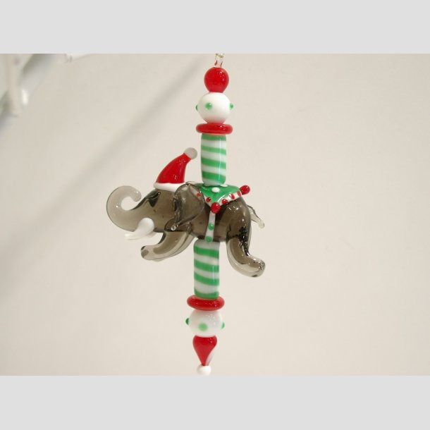 Glaskunst - Hndlavet Hngende Glas Pynt - 12cm ID Deko1
