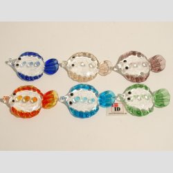 Glas Rdsptter - Mini - 5cm