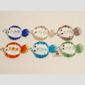 Glas Rdsptter - Mini - 5cm