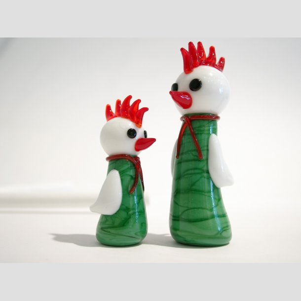 Glas Kylling - Grn/Hvid - Dreng &amp; Far - 5-7cm