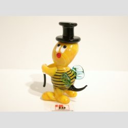 Glaskunst - Hr. Bi og Frk. Bi - 1 St 2 Asst. - 6-7cm