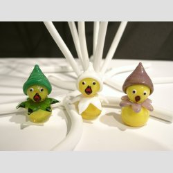 Erantis Blomster - Ibsen`s Mini Glas Erantis - 3 Vinter og Forrs Farver - 5cm