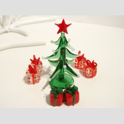 Gaver - Glas Mini gave Pakker - 1 St - Alle 6 Farver - 2cm