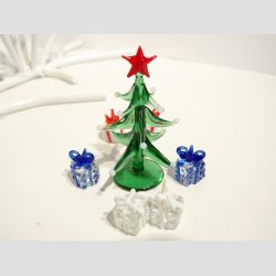 Gaver - Glas Mini gave Pakker - 1 St - Alle 6 Farver - 2cm