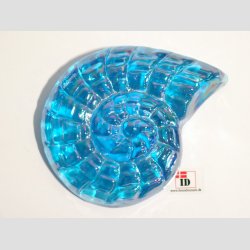 Strandskaller - Glas Strandskaller -  Skindende 8 Farver - 10cm