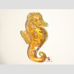 Glaskunst - Glas Shest - 8 Skindende Farver - 12cm