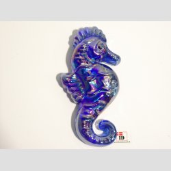 Glaskunst - Glas Shest - 8 Skindende Farver - 12cm