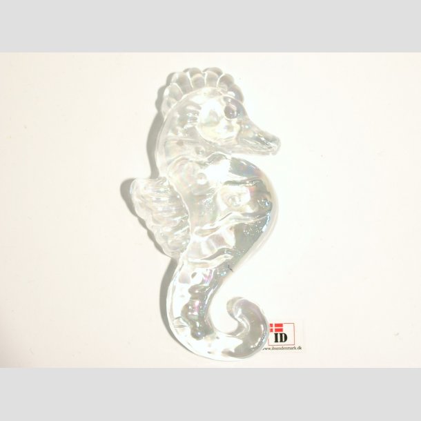 Glaskunst - Glas Shest - 8 Skindende Farver - 12cm Klar