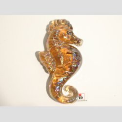 Glaskunst - Glas Shest - 8 Skindende Farver - 12cm