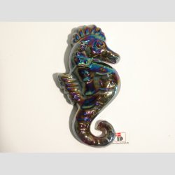 Glaskunst - Glas Shest - 8 Skindende Farver - 12cm