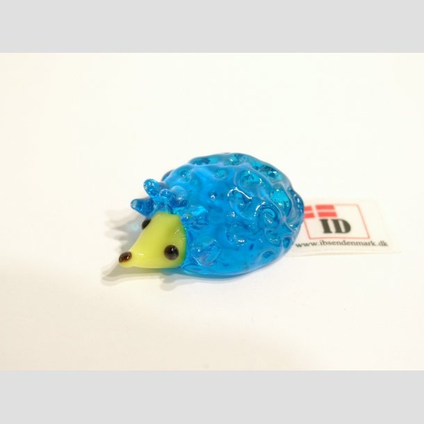 Pindsvin - Mini - Gul/Lysebl - 3,5cm Lysebl&aring;