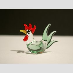 Glasfigurer - Glas Mini Hns - 6 Farver - 4cm