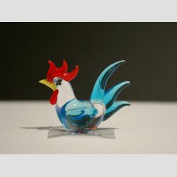 Glasfigurer - Glas Mini Hns - 6 Farver - 4cm