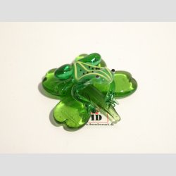 Glasfigur - Fr p Firklver - 5cm