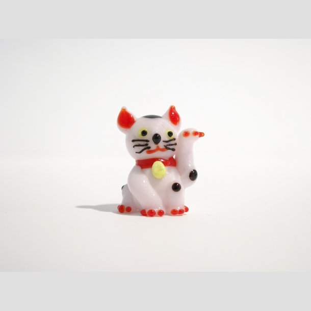 Glasdyr - Mini Kat - 6 Farver - 3cm ID Deko2