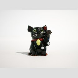 Glasdyr - Mini Kat - 6 Farver - 3cm