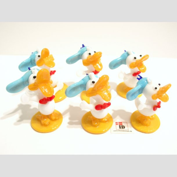 Glasdyr - lling - Lysebl Hat - 5-6cm