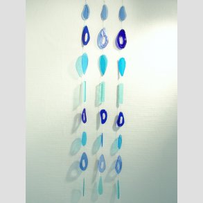 Glas Uro - 8 Stykker Glas - I Lang Mix Bl Serie - 100cm