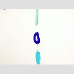 Glas Uro - 8 Stykker Glas - I Lang Mix Bl Serie - 100cm