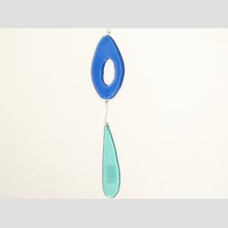 Glas Uro - 8 Stykker Glas - I Lang Mix Bl Serie - 100cm