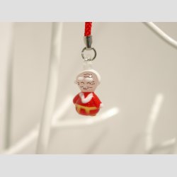 Glas Figurer - Tiny Vedhng - 9cm (med snor)