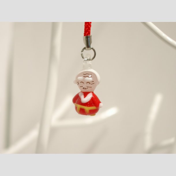 Glas Figurer - Tiny Vedhng - 9cm (med snor) ID Deko2