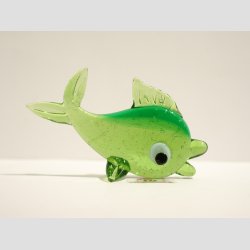 Fisk - Glas Fisk - Klare Farver - 7cm