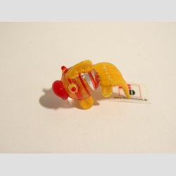 Glas Fisk - Rund - Lange Haler - Mini - 3cm