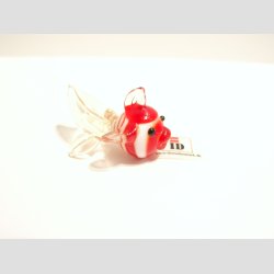 Glas Figur - Fisk - 4cm