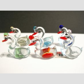 Svane - Glas Svane - Mini - 3cm