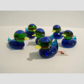 And - Glas And - Bl Med Gul Nb - 5cm - 1 St Med 6 Stk