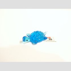 Skildpadde - Mini - Lysebl - 4cm