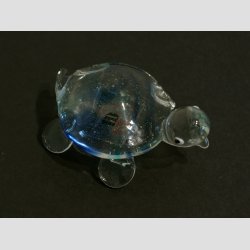Skildpadde - Klar/Bl - 5cmx6cm