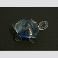Skildpadde - Klar/Bl - 5cmx6cm