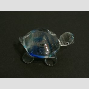 Skildpadde - Klar/Bl - 5cmx6cm