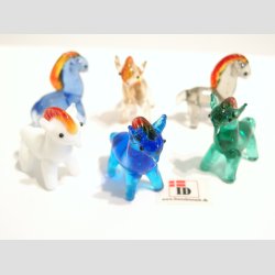 Glasdyr - Glas Hest - Mini - 3cm
