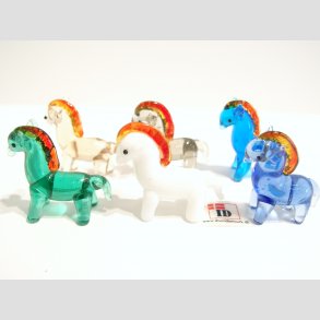 Glasdyr - Glas Hest - Mini - 3cm