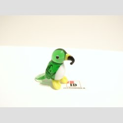 Papegjer - Glas Mini Papegjer - 3cm