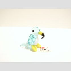 Papegjer - Glas Mini Papegjer - 3cm