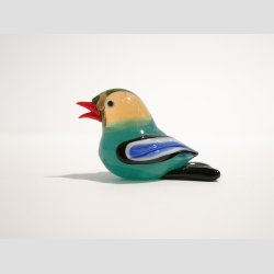 Glas Fugle - Glasfigurer Mini 6 Farver - 4cm