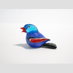 Glas Fugle - Glasfigurer Mini 6 Farver - 4cm