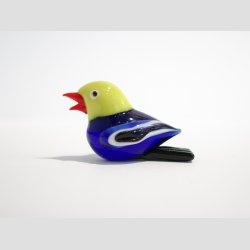 Glas Fugle - Glasfigurer Mini 6 Farver - 4cm