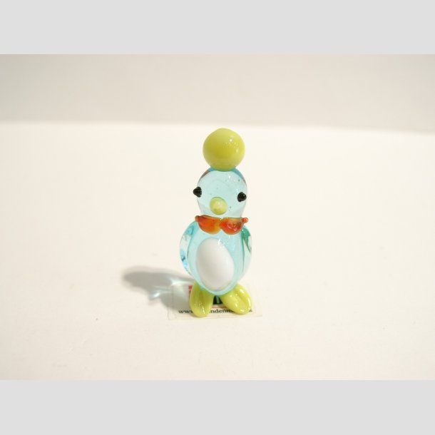 Glasfigurer - Glas Pingvin - Mini - 4cm Gul
