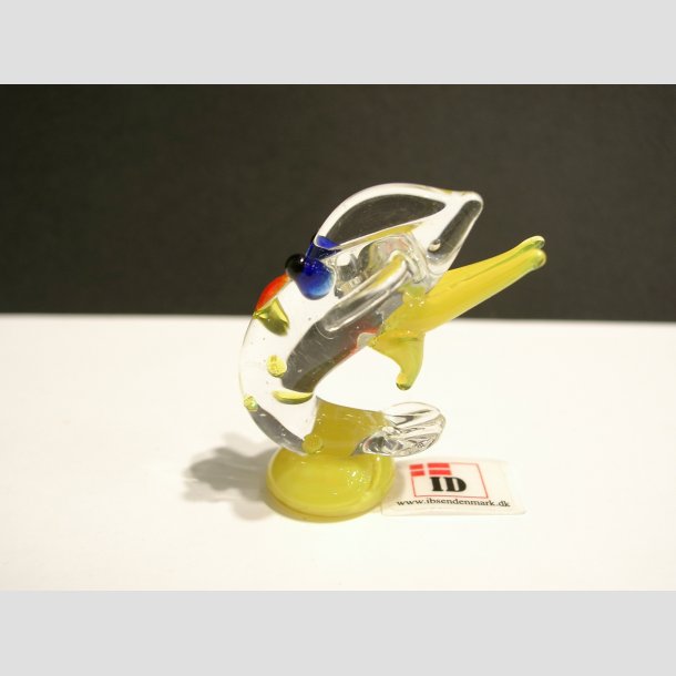 Glas Figur - Reje - 4,5cm Gul