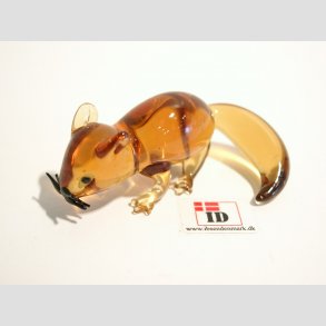 Glas Egern - Lysebrun - 6cm